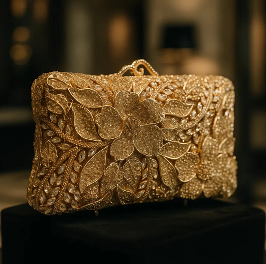 Tangled Couture Golden Clutch