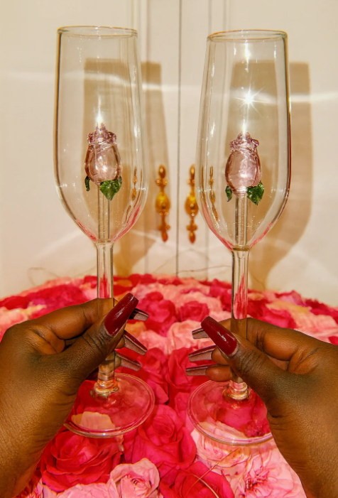Crystal Rose Glass