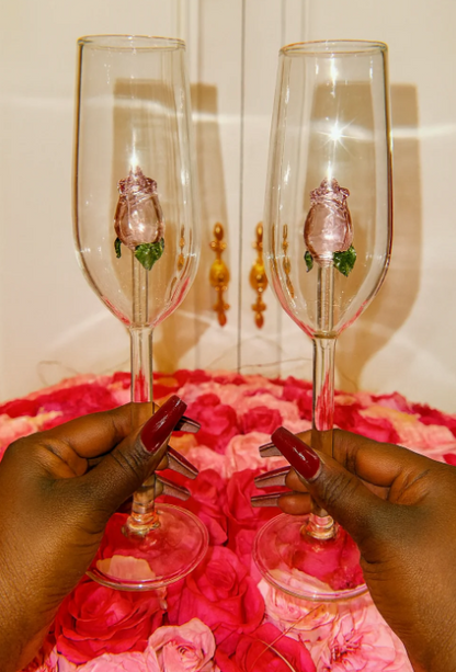 Crystal Rose Glass